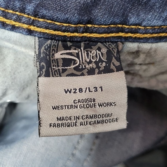 Silver Jeans Frances 18" Bootcut Jeans, size 28/31 - Picture 4 of 8